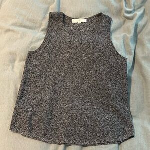 Grey and Black LOFT Top